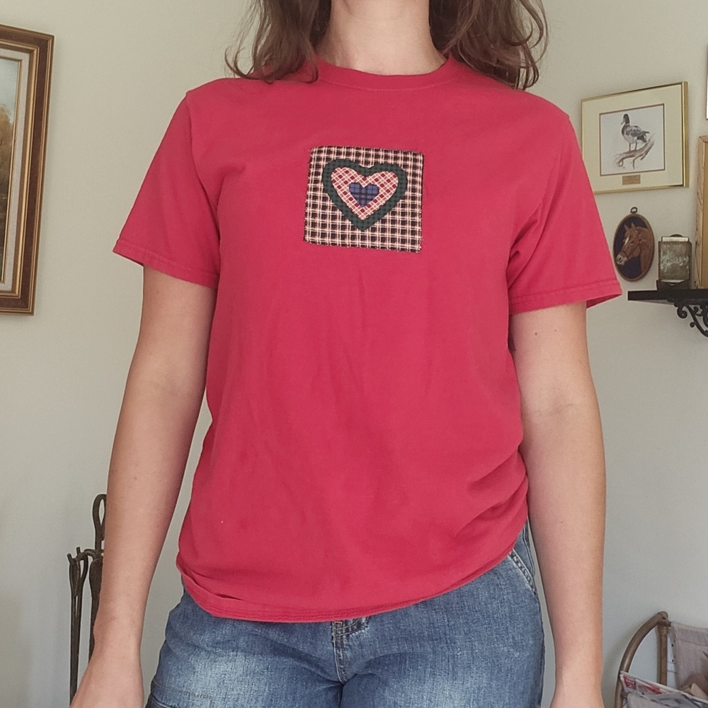 Patchwork Y2K Cottagecore Tshirt - Picture 4 of 7